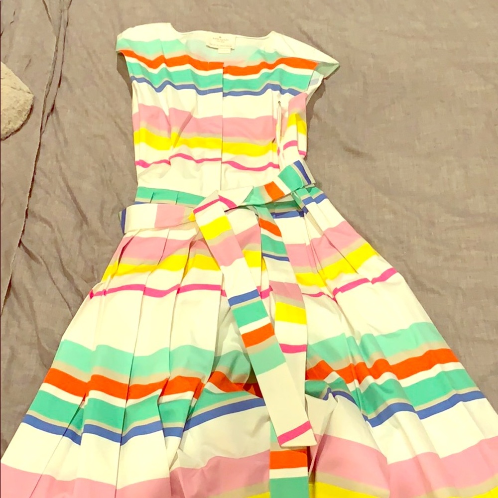 Kate Spade pleated multicolored dress
